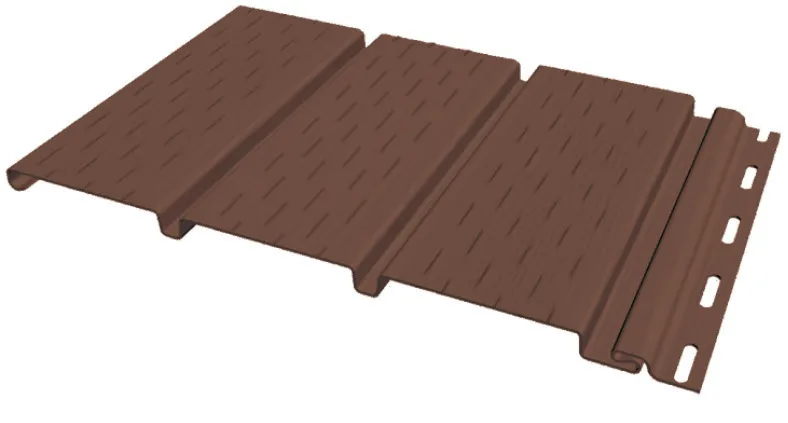 Софит FineBer Extra 3 м, Могано перфорация 3-х досок (10шт=9м2)