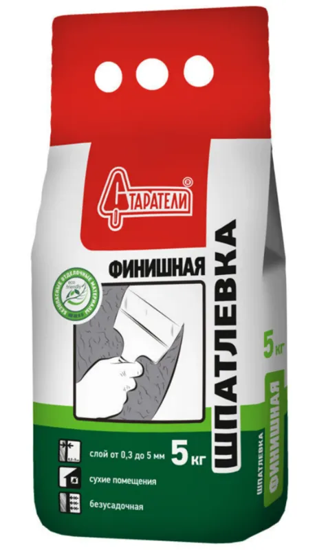Шпатлевка финишная Старатели гипсовая, 5 кг
