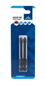 НАБОР БИТ IMPACT TORSION PH2X70 2 шт. VERTEXTOOLS IP-TR-PH2-70-2