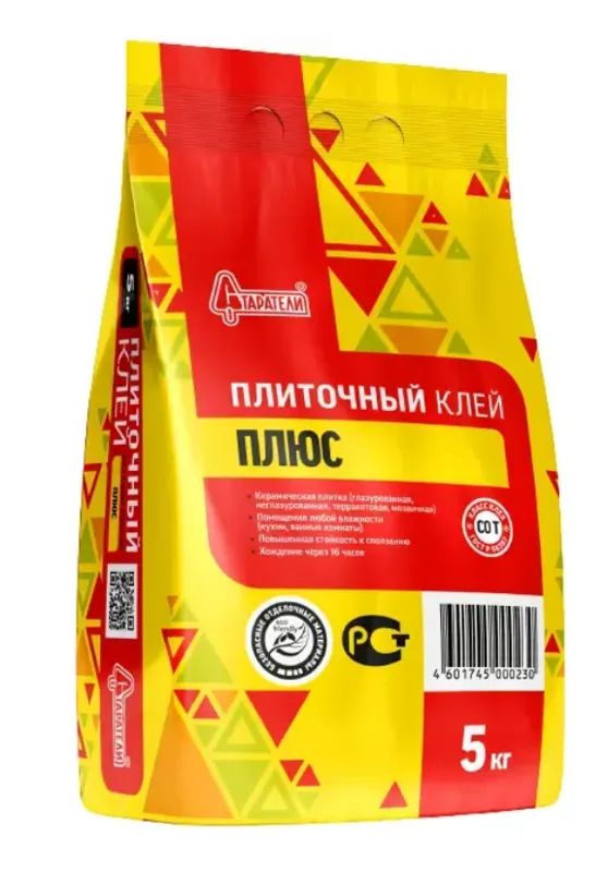 Клей плиточный СТАРАТЕЛИ Плюс 5кг
