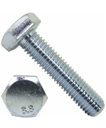 Болт с шестигр головкой цинк 8*45