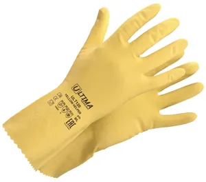 Перчатки YELLOW HELPER латексные