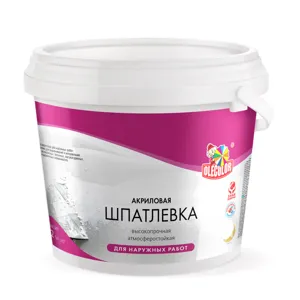 Шпатлевка акриловая для наружных работ
