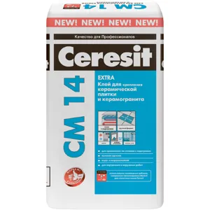 Клей плиточный Церезит (Ceresit) CM 14, 5кг